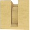 Ekena Millwork 4"W x 4"D x 4"H Wide Emerson Rough Cedar Woodgrain TimberThane Corbel, Primed Tan CORUR04X04X04EMRRCPR - alternate 2